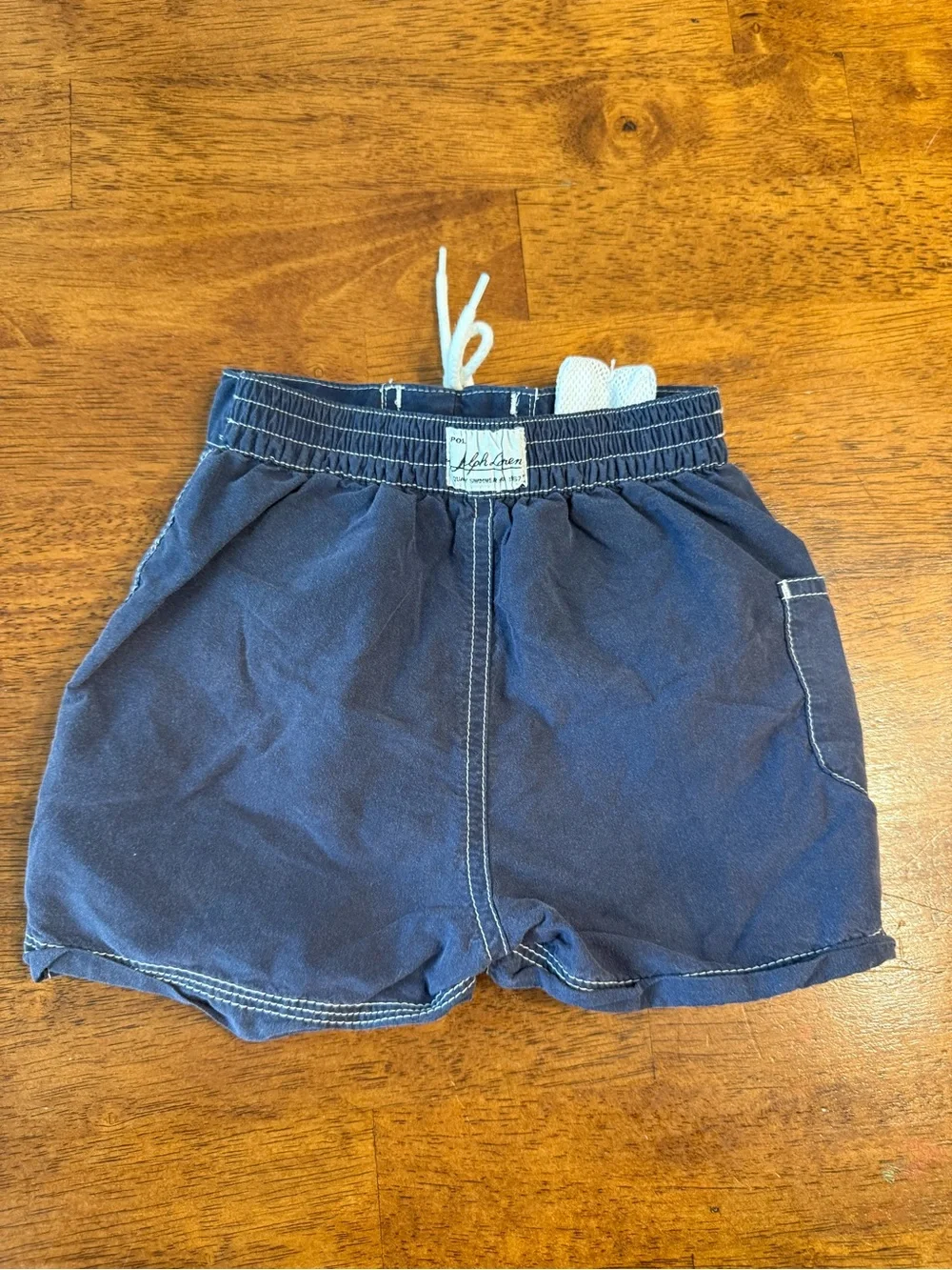 Polo Ralph Lauren Infant Navy Blue Big Pony Cargo Swim Trunks 12 months